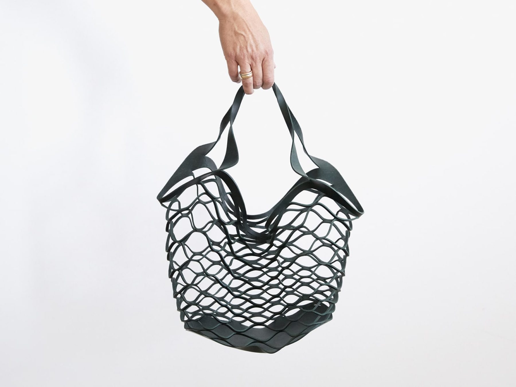 Netztasche Leder